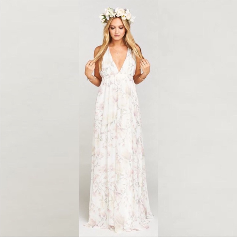 NWT Show Me Your Mumu Ava Maxi Dress in Forever Vine - Picture 2 of 11